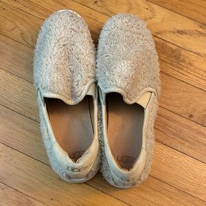 UGG Fuzzy slip on loafer
